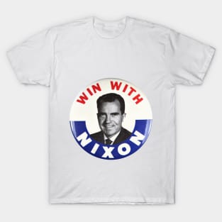 Richard M Nixon Presidential Campaign Button Design T-Shirt